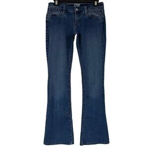 OLD NAVY Jeans Womens Size 4 Regular Blue Diva Basket Weave Pocket